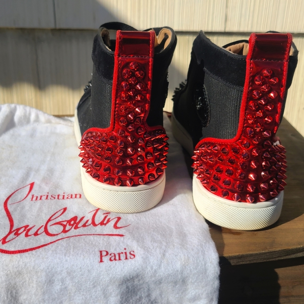 Christian Louboutin Orlato high top sneakers UK size 41, men's 8 or women's 10